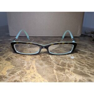 Luxury Tiffany & Co Eyeglasses Tiffany Blue Tortoiseshell Silver X Italy